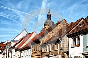 Beautiful city view of Brandenburg an der Havel on a sunny day in summer