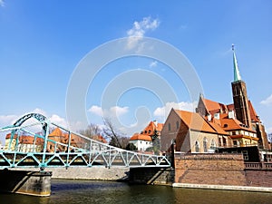 Beautiful city of WrocÃ…â€šaw, Poland.