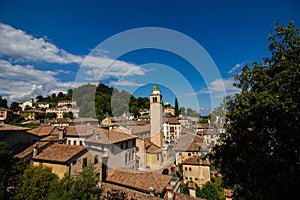 Beautiful cityscape of Asolo, Italy