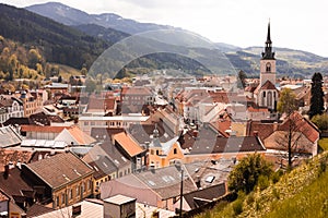 Beautiful cityscape of Bruck an der Mur, Austria