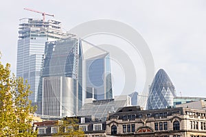 Beautiful Cityscape of London with modern buildings