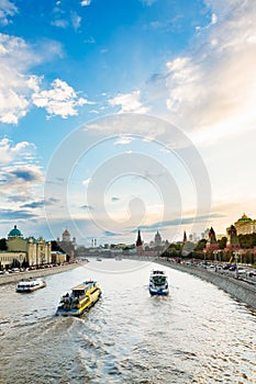 Beautiful cityscape near Kremlin