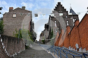 Montagne de Bueren, the most famous stairs in Liege photo