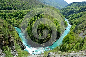 Beautiful clear turquise Tara River