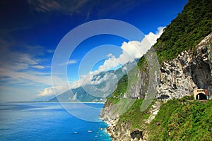 Beautiful Cliff in Hualien, Taiwan