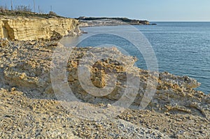 The beautiful cliffs of the Ragusa province