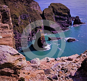 Beautiful cliffs and rock formations.