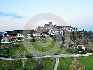 Beautiful closeup of the Regensberg Castle