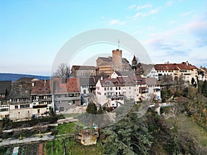 Beautiful closeup of the Regensberg Castle