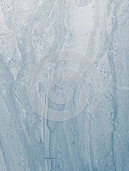 Beautiful closeup textures abstract color gray and blue granite tiles and white wall pattern on blue background and wood tile