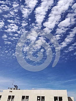 beautiful cloud and blue sky background