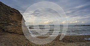 Beautiful cloud picture taken from the beach