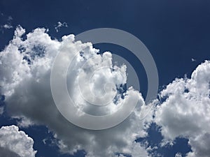 Beautiful cloud in sky