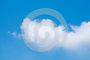 Beautiful clouds with blue sky background, Blue sky and white cloud, tiny clouds