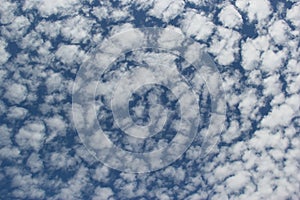 Beautiful Clouds on Bright Blue Sky