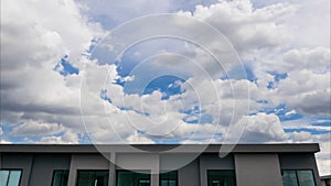 Beautiful clouds sky motion time lapse