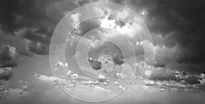 Beautiful clouds and sky in natural light