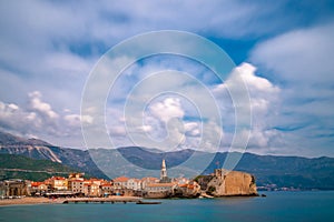 Beautiful coast around Budva town