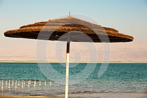 Beautiful coast of the Dead Sea