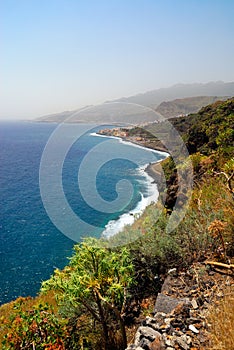 Beautiful coast of La Palma