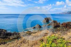 Beautiful coast of Madeira island, Portugal