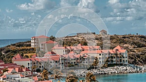 Beautiful coast of Saint Maarten - Dutch Antilles