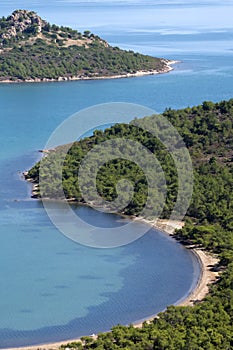 Coastline on Ayvalik Turkey