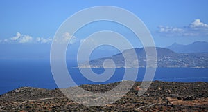 The beautiful coast and the wonderful climate on the island of crete