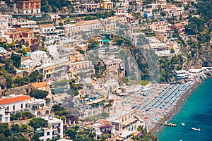 Beautiful coastal towns of Italy - scenic Positano in Amalfi coast