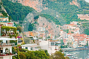 Beautiful coastal towns of Italy - scenic Positano in Amalfi coast