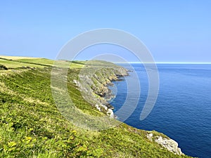 Beautiful coastline of the Isle of Man