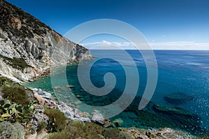 the beautiful coasts of Ponza