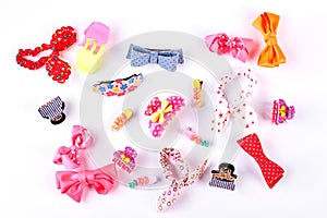 Beautiful collection of kids hair accessories.