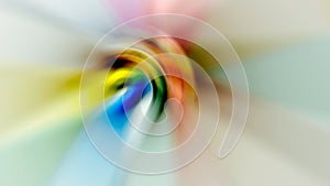 Color stripe rotational and divergent photo