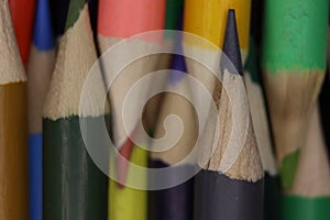 Beautiful colored pencils to draw wood coloring photo