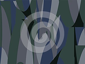Beautiful of Colorful Art Grey, Blue and Green, Abstract Modern Shape. Image for Background or Wallpaper