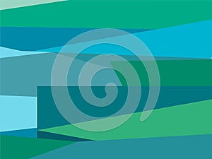 Beautiful of Colorful Art Grey, Blue and Green, Abstract Modern Shape. Image for Background or Wallpaper