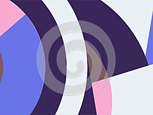 Beautiful of Colorful Art Purple, Pink and Grey, Abstract Modern Shape. Image for Background or Wallpaper