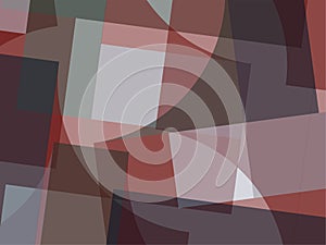 Beautiful of Colorful Art Red, Grey, Blue and Green, Abstract Modern Shape. Image for Background or Wallpaper