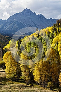 Beautiful and Colorful Colorado Rocky Mountain Autumn Scenery