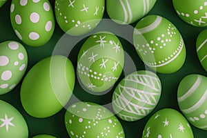 beautiful colorful Easter eggs pattern. ai generated
