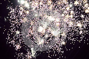 Beautiful colorful fireworks