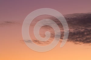 Beautiful colorful sky and cloud in twilight time background