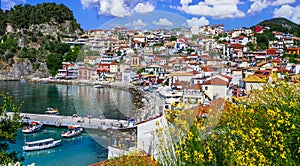 Beautiful colorful towns of Greece - Parga. Epirus. Greekummer holidays photo