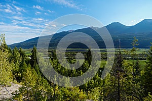 The Beautiful Columbia Valley in British Columbia