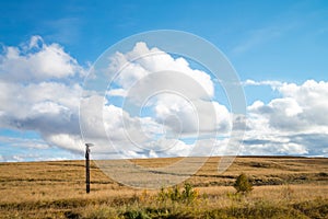 Beautiful countryside landscape near godafoss waterfall, Iceland