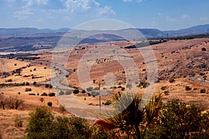 Beautiful countryside landscape, Tiberias, Israel photo