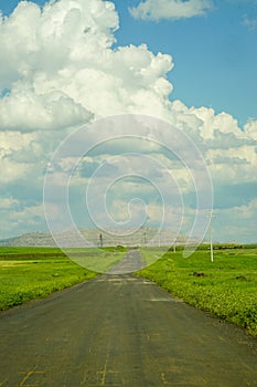 Beautiful countyside roads of South Eastern Turkey