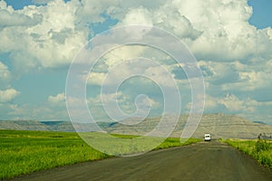 Beautiful countyside roads of South Eastern Turkey