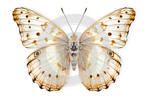 Beautiful Cramer Eighty-eight (Diaethria clymena) butterfly isolated on a white background with clipping path photo